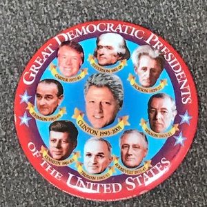 Great Democratic Presidents Pin.